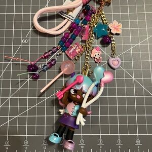 Kweenie Colorful  Bag Charm Keychain